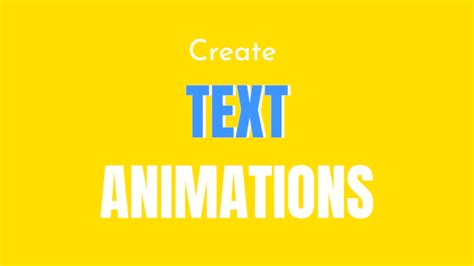 Text to Animation: Create Animated Video from Text .